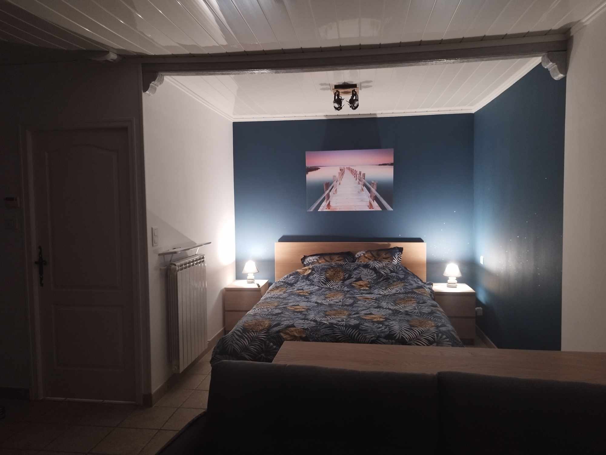 La chambre du studio de la Maison de Wanda